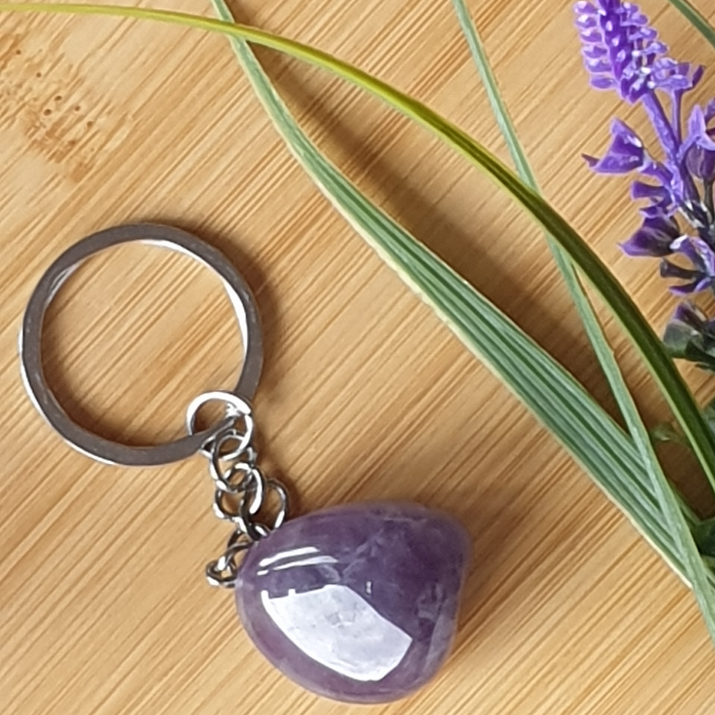 Amethyst keyring