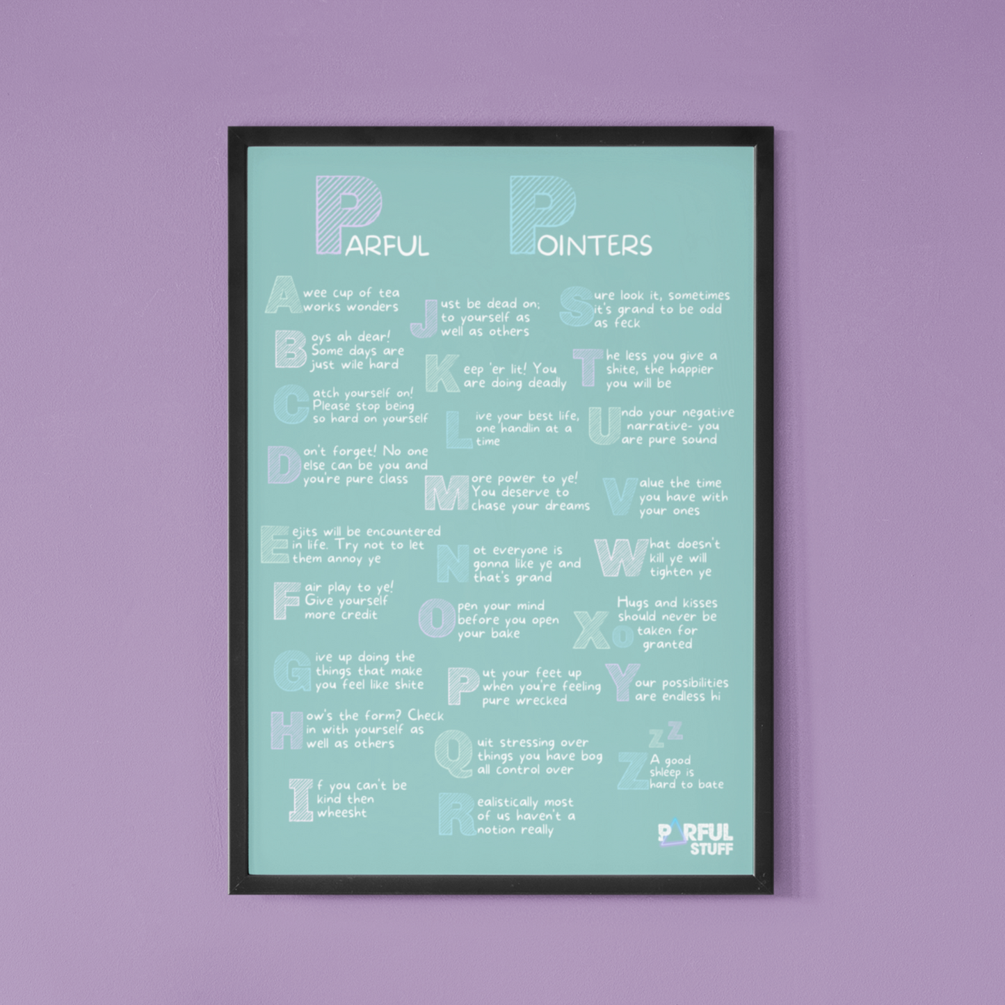PARFUL POINTERS PRINT