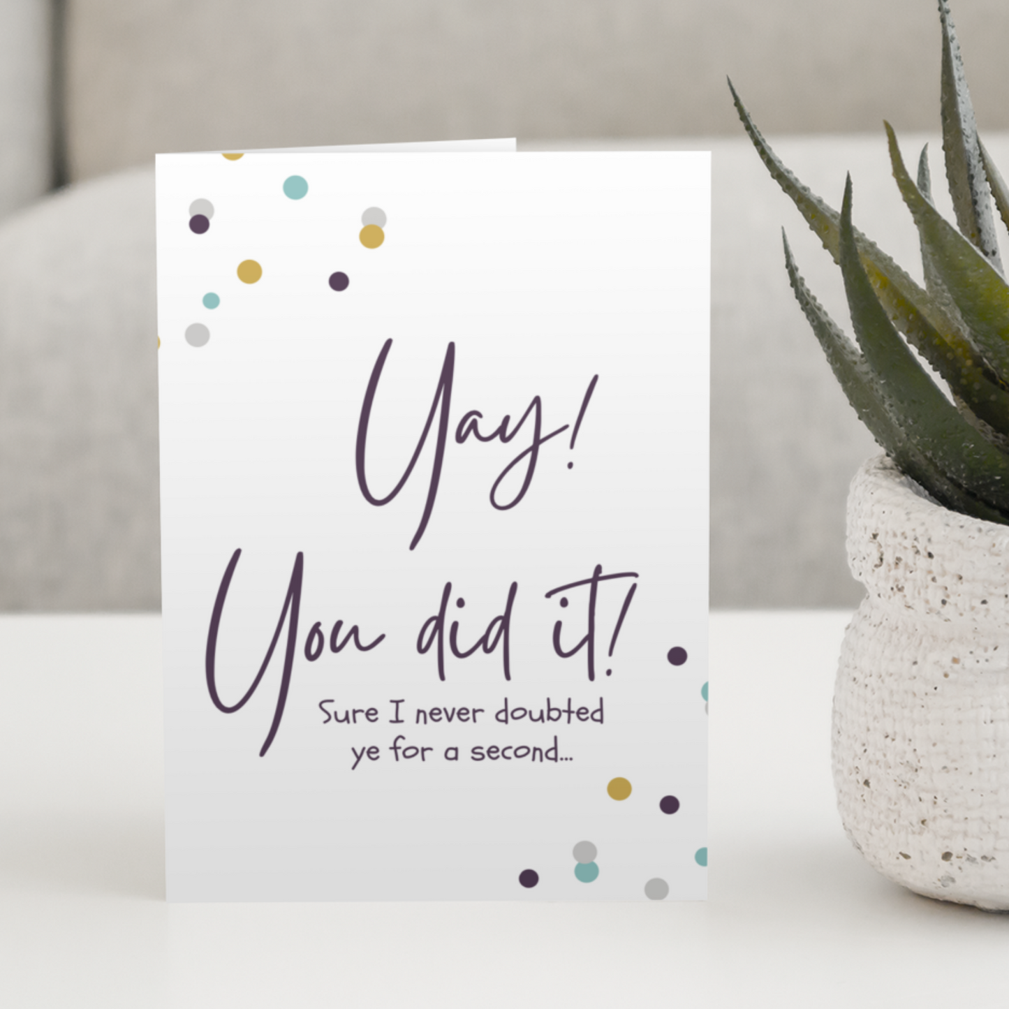 WELL DONE CARD