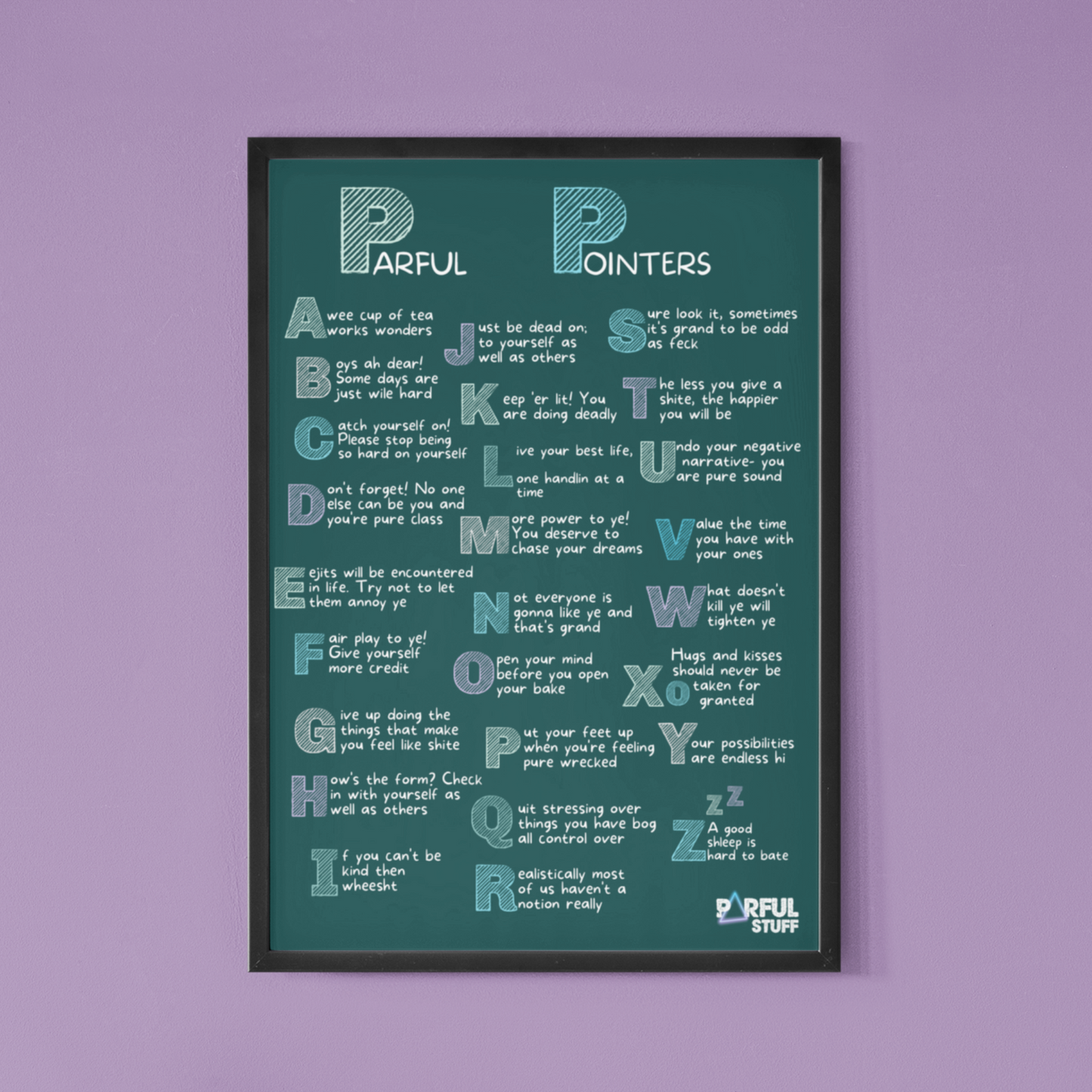 PARFUL POINTERS PRINT