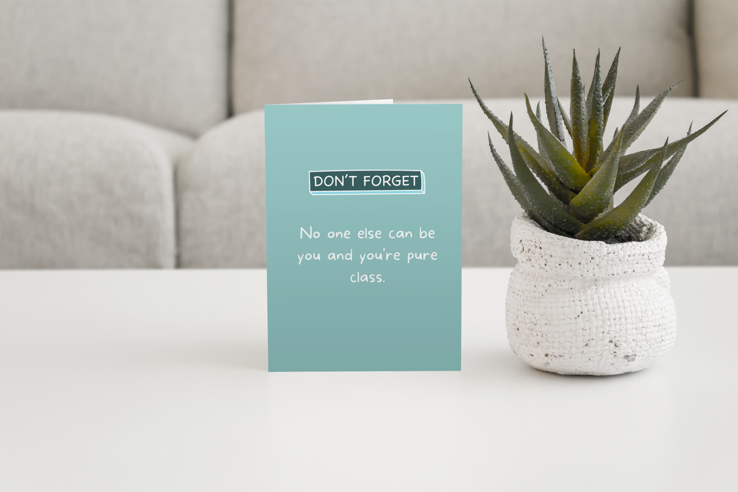 YOU'RE PURE CLASS CARD