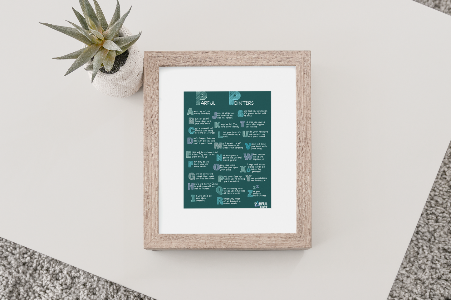PARFUL POINTERS PRINT
