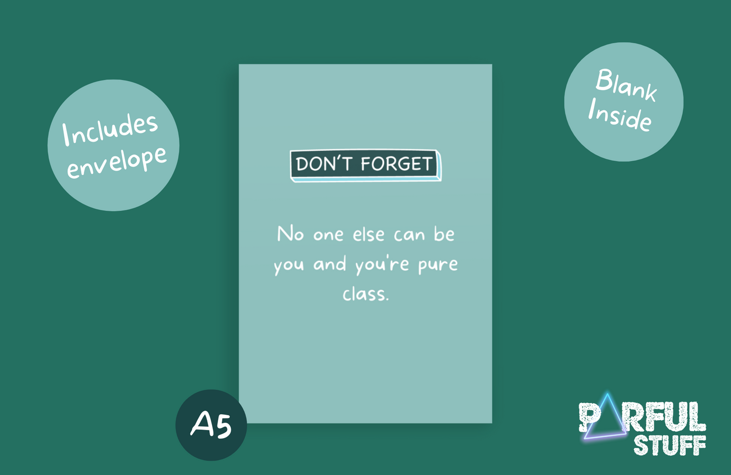 YOU'RE PURE CLASS CARD