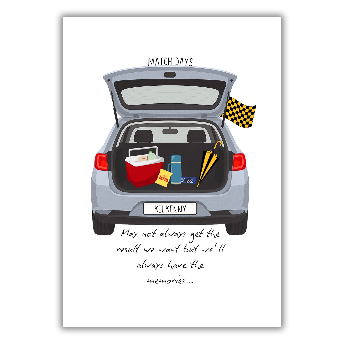 MATCH DAYS -PICNICS PRINT A5