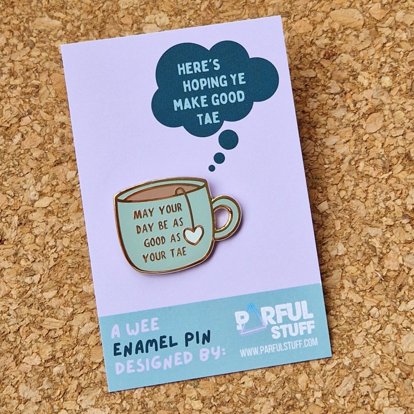 MAY YOUR DAY BE AS GOOD AS YOUR TAE HARD ENAMEL PIN