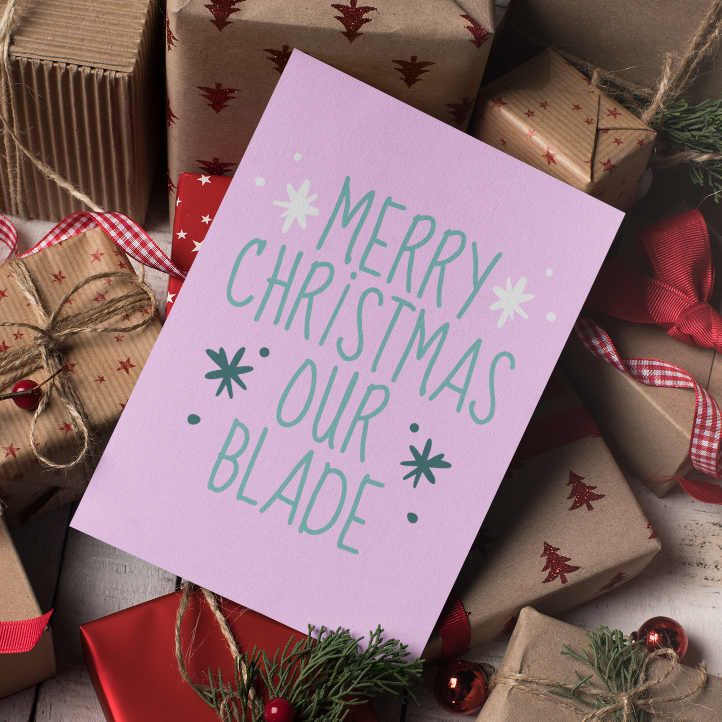 MERRY CHRISTMAS OUR BLADE