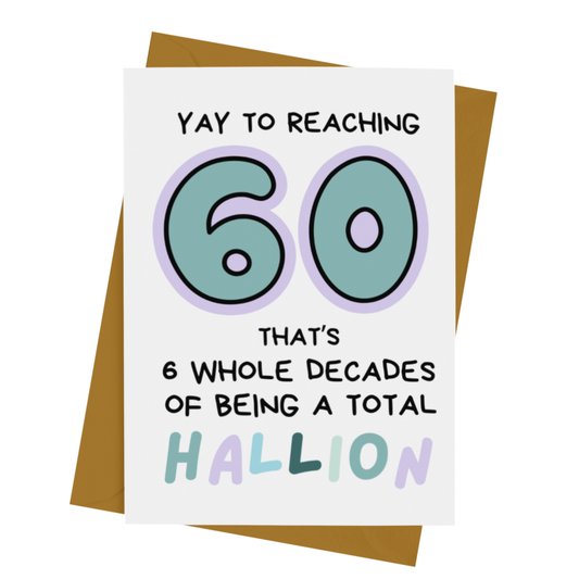 60- HALLION BIRTHDAY CARD