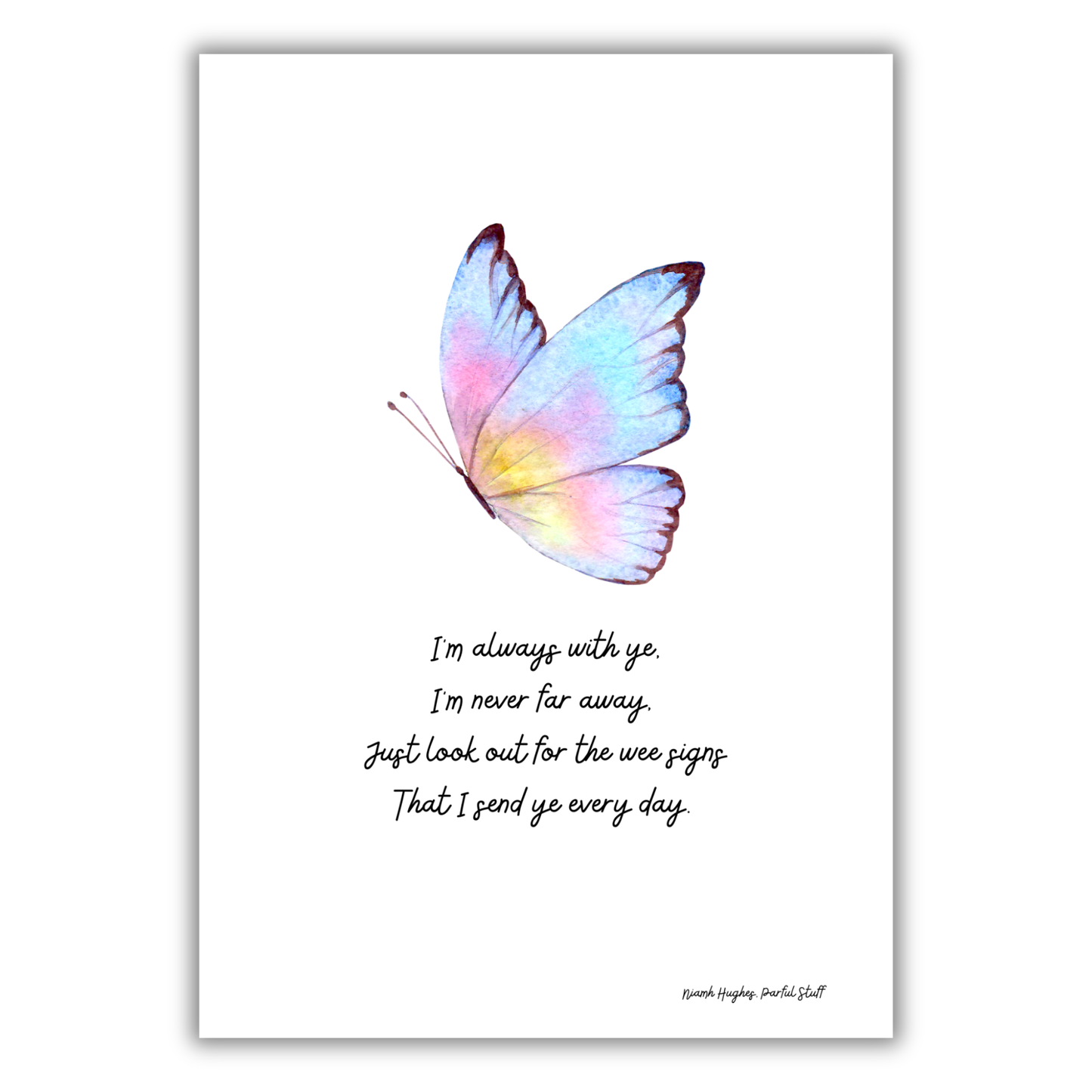 ALWAYS WITH YE POEM PRINT