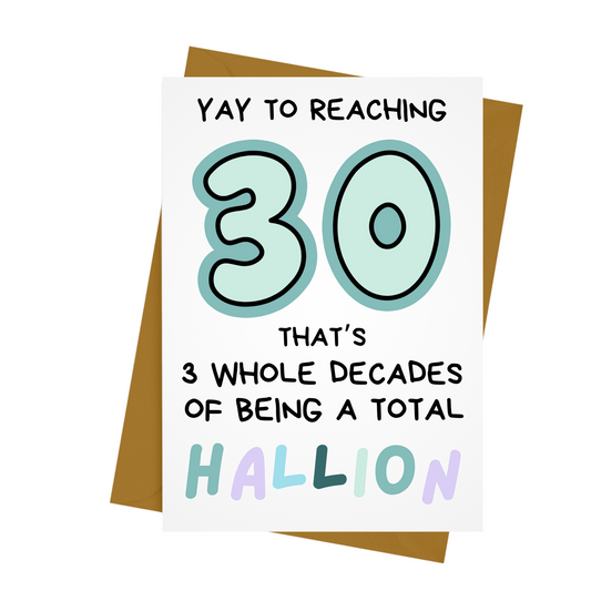 30- HALLION BIRTHDAY CARD