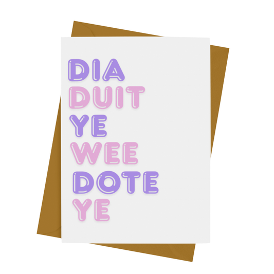 DIA DUIT - NEW BABY CARD