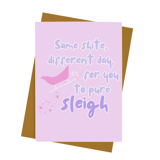 PURE SLEIGH CARD