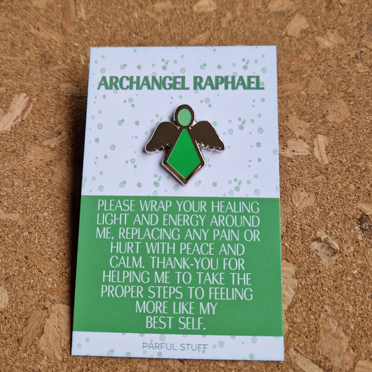 ARCHANGEL RAPHAEL ENAMEL PIN