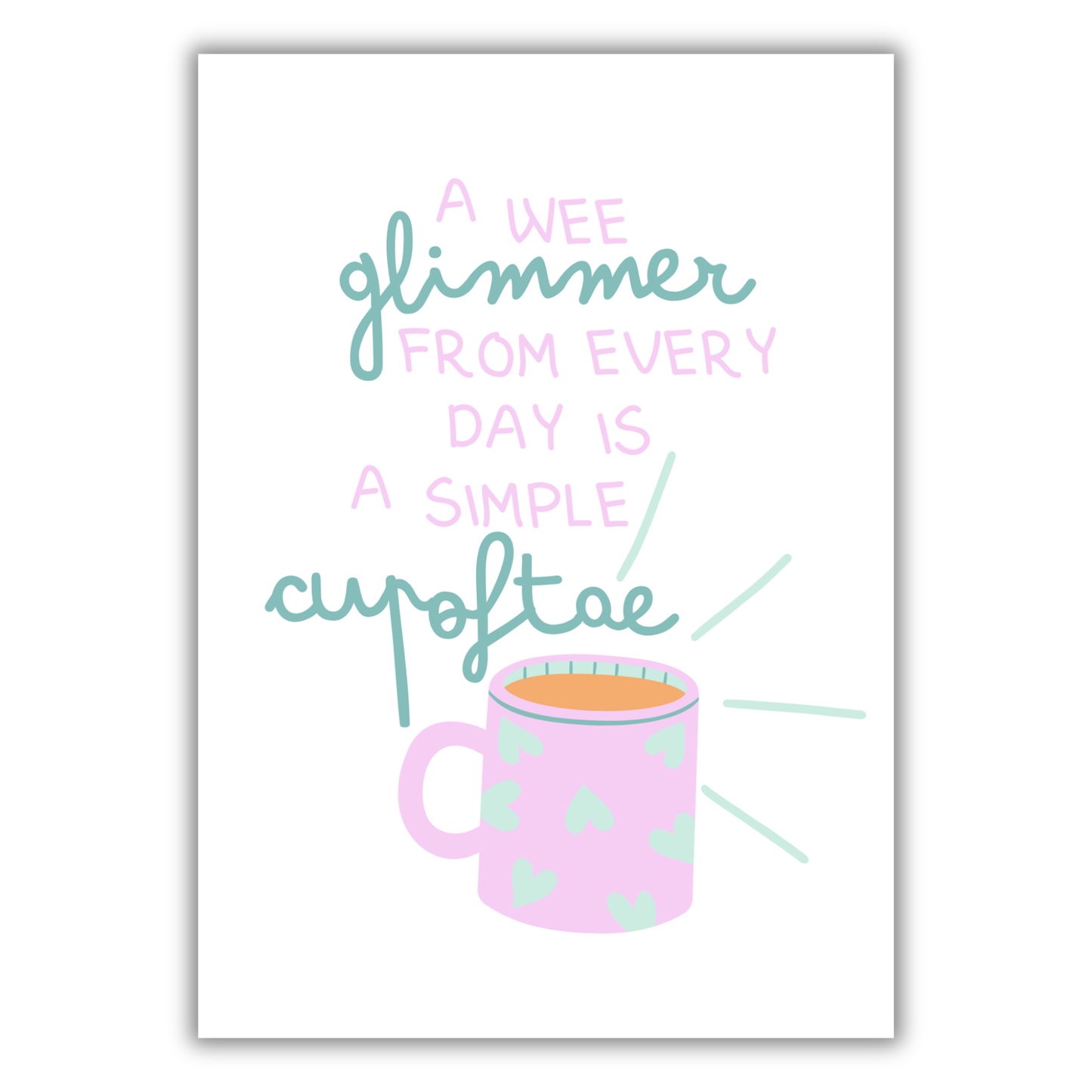 GLIMMER EVERY DAY FROM TAE PRINT