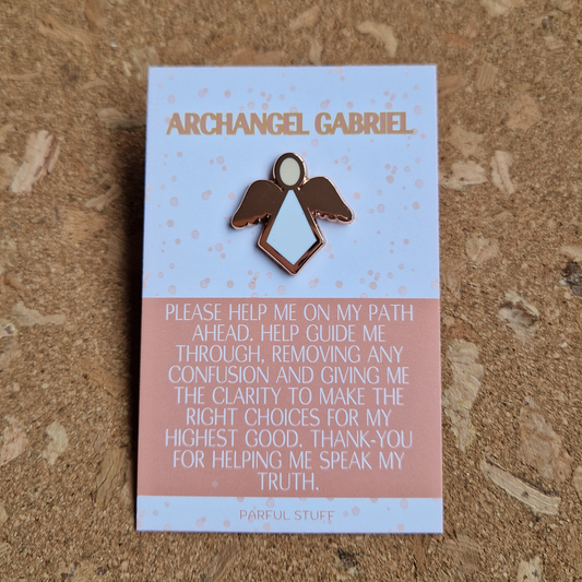 ARCHANGEL GABRIEL ENAMEL PIN