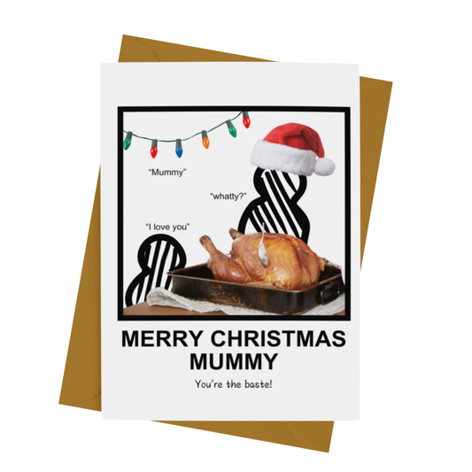 MERRY CHRISTMAS MUMMY CARD