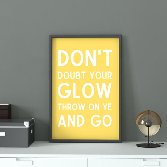 THROW ON YE & GO PRINT