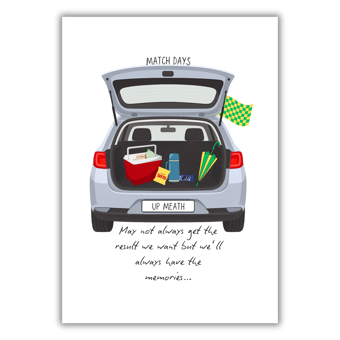 MATCH DAYS -PICNICS PRINT A5