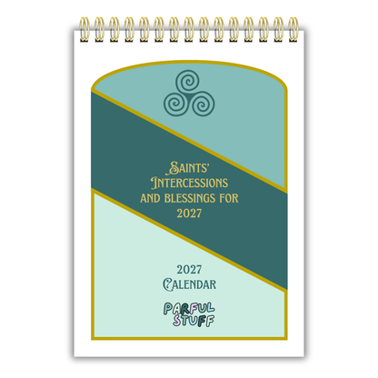 *PRE-ORDER* 2027 SAINTS INTERCESSIONS AND BLESSINGS DESKTOP CALENDAR