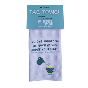 NO ONE JUDGES YE TAE TOWEL