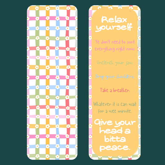 RELAX YOURSELF BOOKMARK