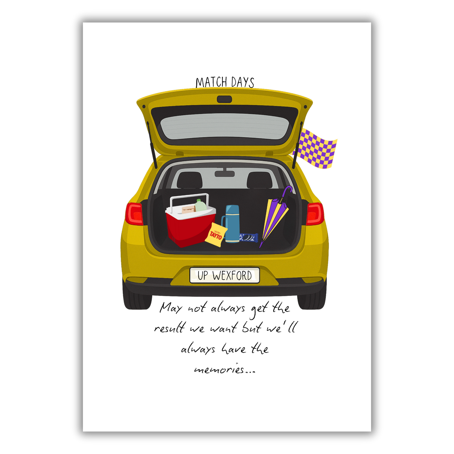 MATCH DAYS -PICNICS PRINT A5