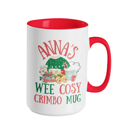 MY WEE COSY CRIMBO MUG (PERSONALISED)