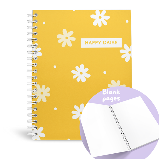 HAPPY DAISE A5 NOTEBOOK