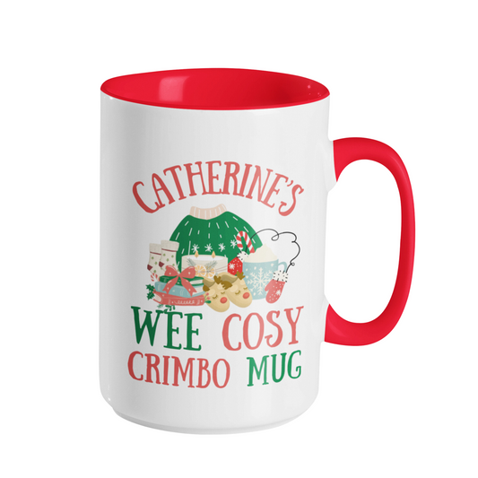 MY WEE COSY CRIMBO MUG (PERSONALISED)