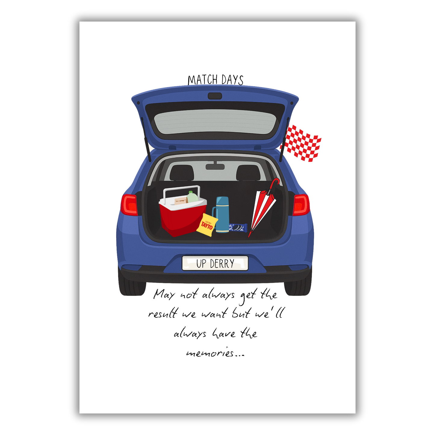 MATCH DAYS -PICNICS PRINT A5
