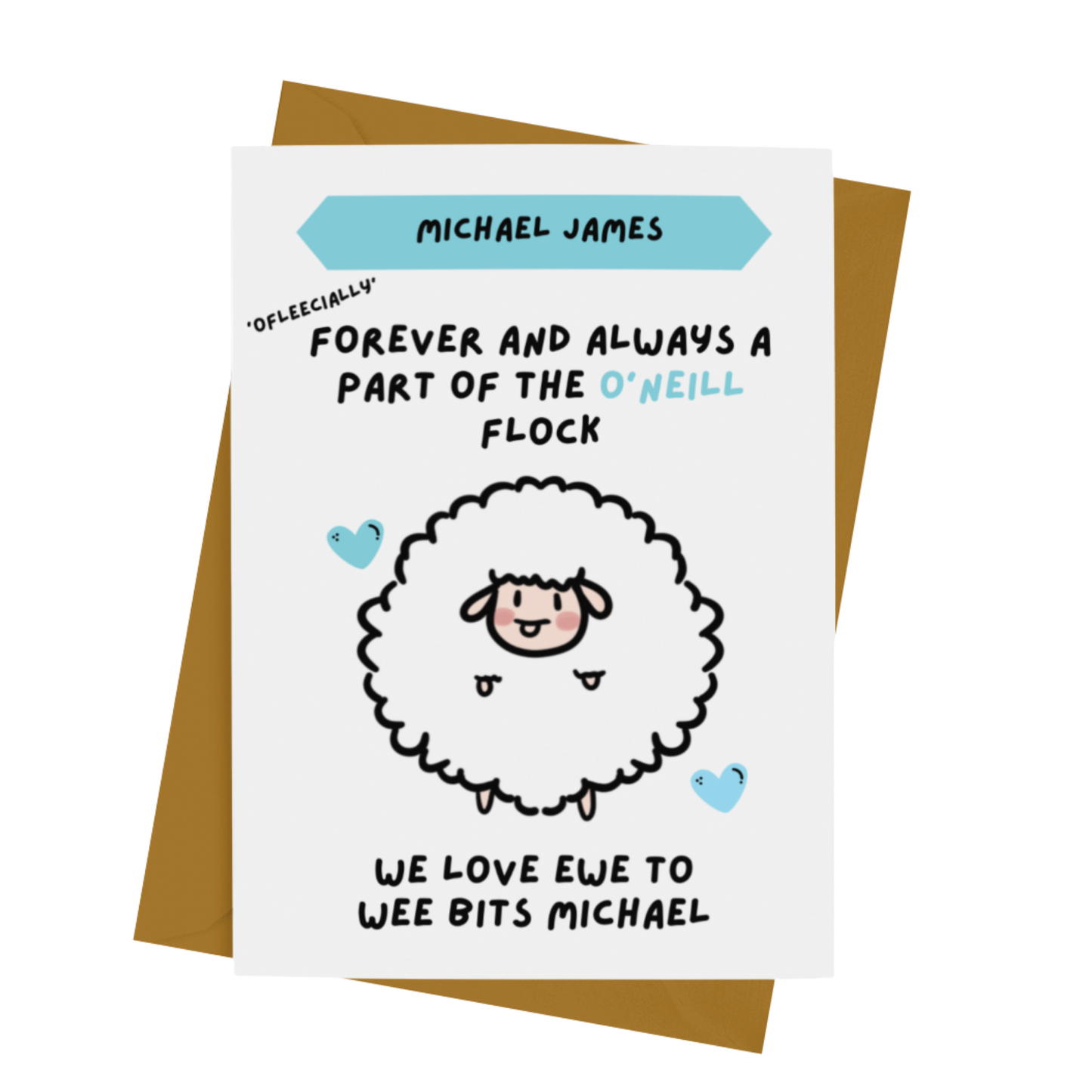 ADOPTION DAY CARD - PERSONALISED