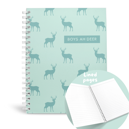 BOY AH DEER A5 NOTEBOOK