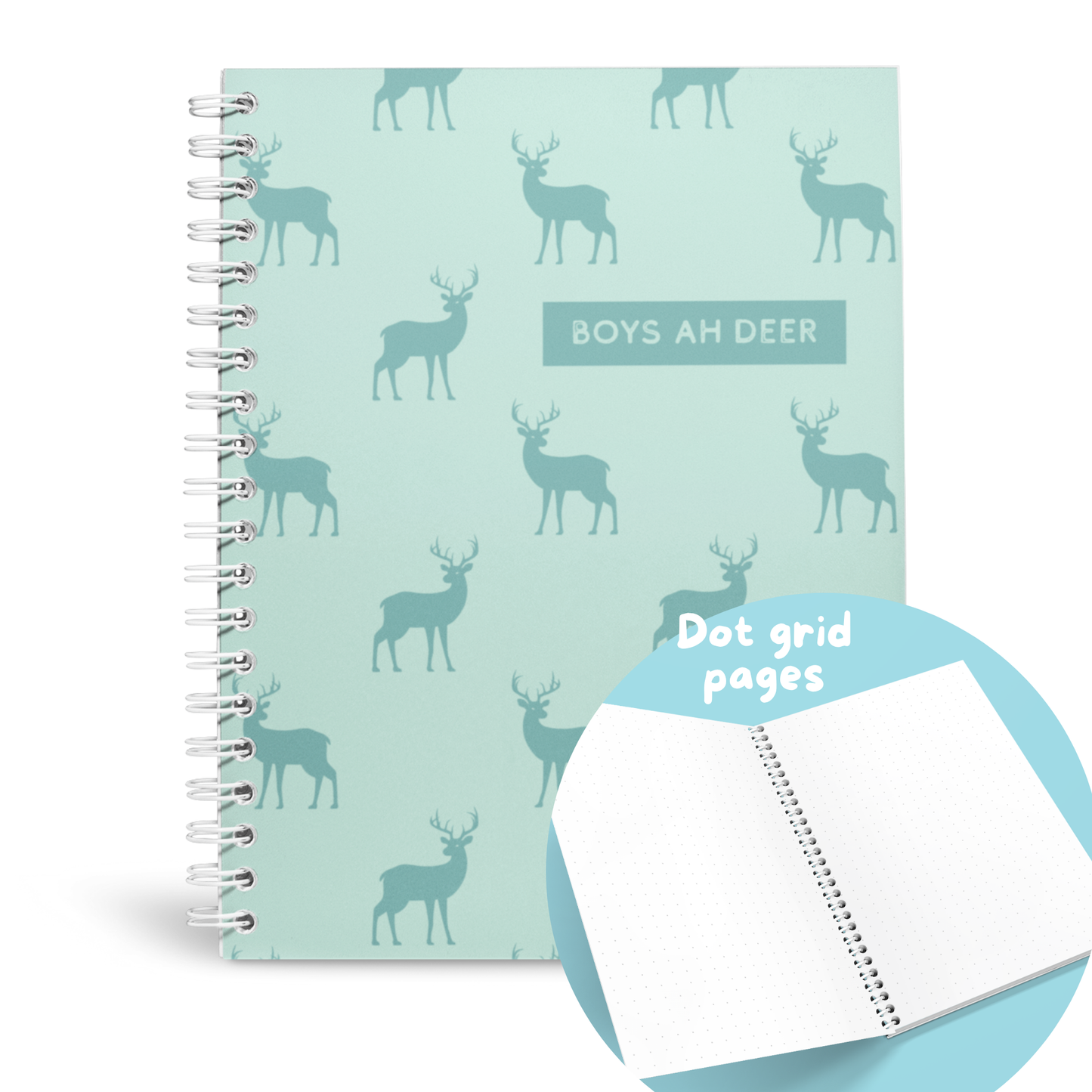 BOY AH DEER A5 NOTEBOOK