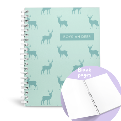 BOY AH DEER A5 NOTEBOOK