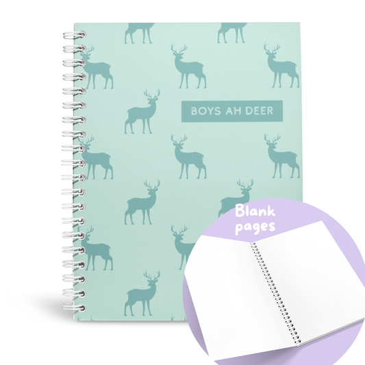 BOY AH DEER A5 NOTEBOOK