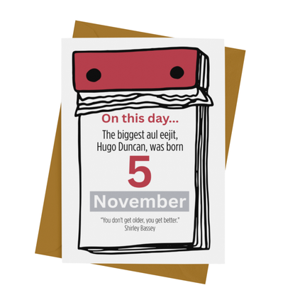 FUN FACT BIRTHDAY CARD - PERSONALISED