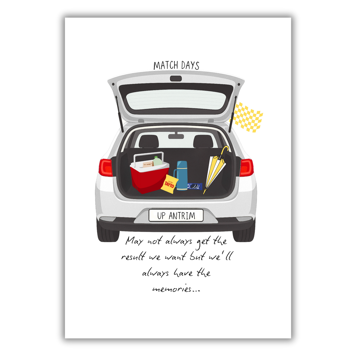 MATCH DAYS -PICNICS PRINT A5