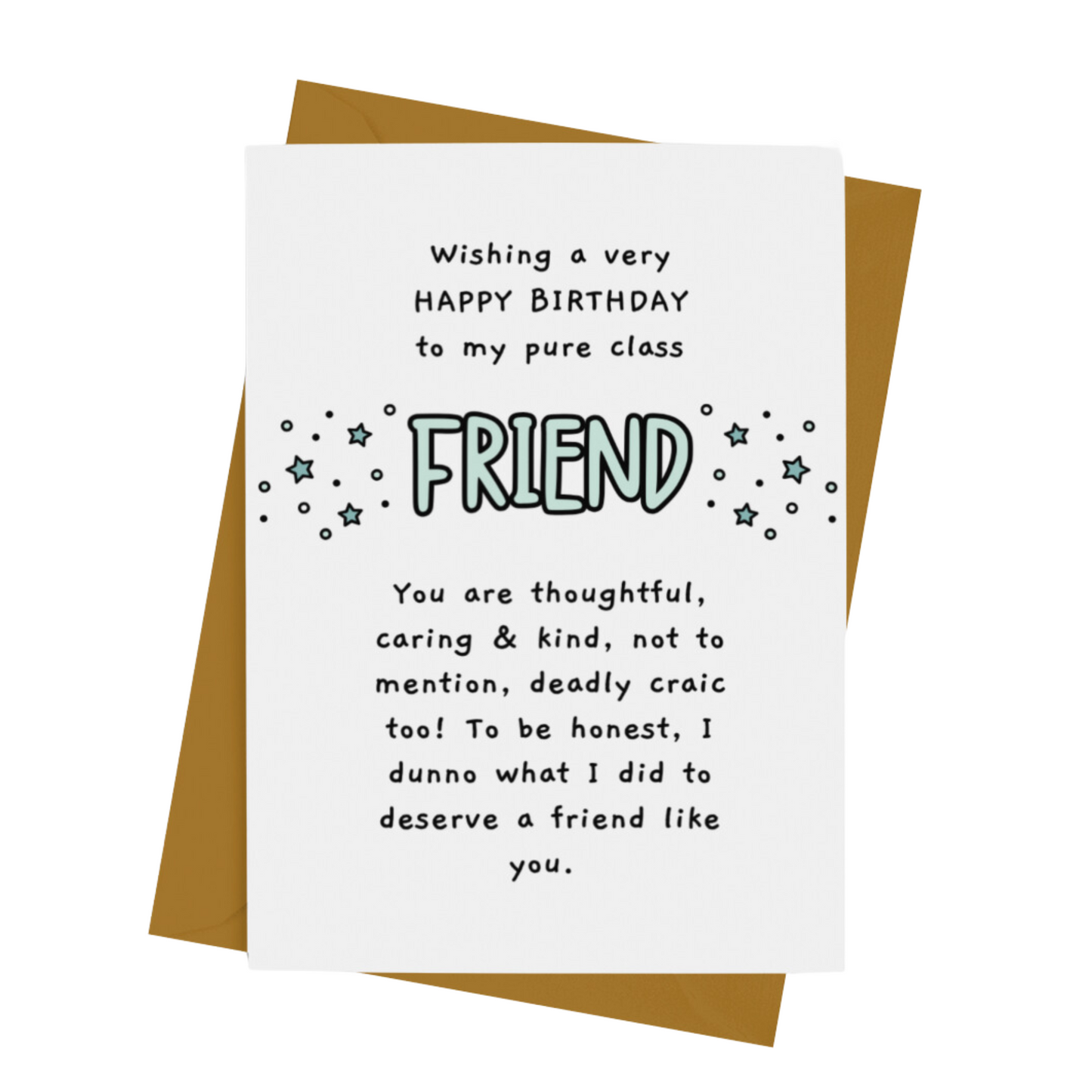 HAPPY BIRTHDAY FRIEND CARD