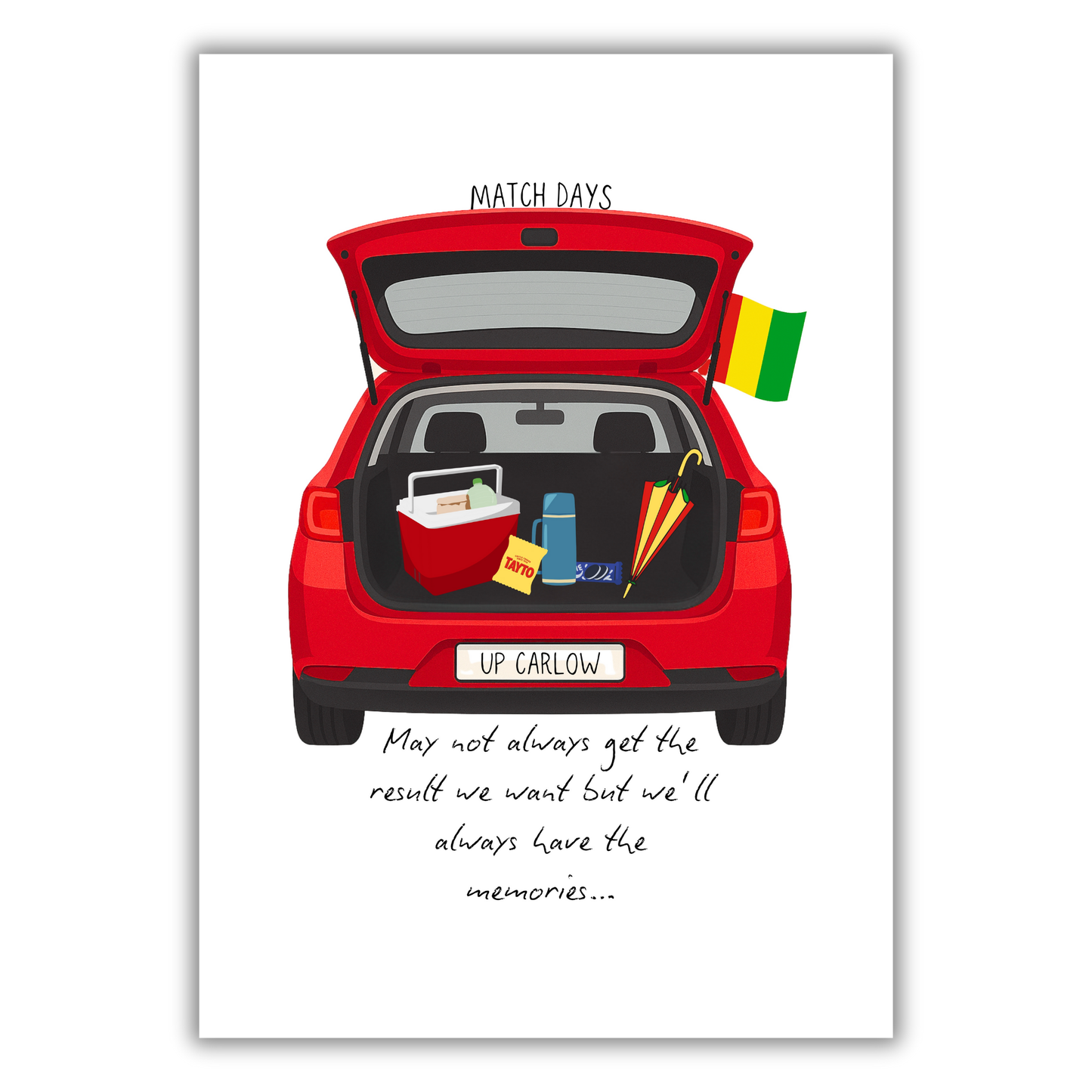 MATCH DAYS -PICNICS PRINT A5