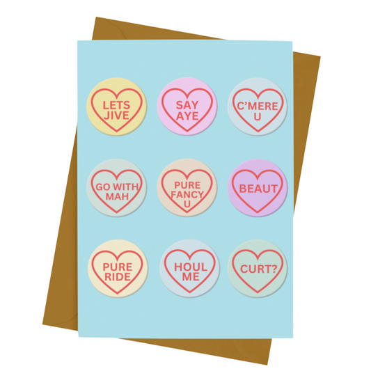 LOVEHEART SWEETIES CARD