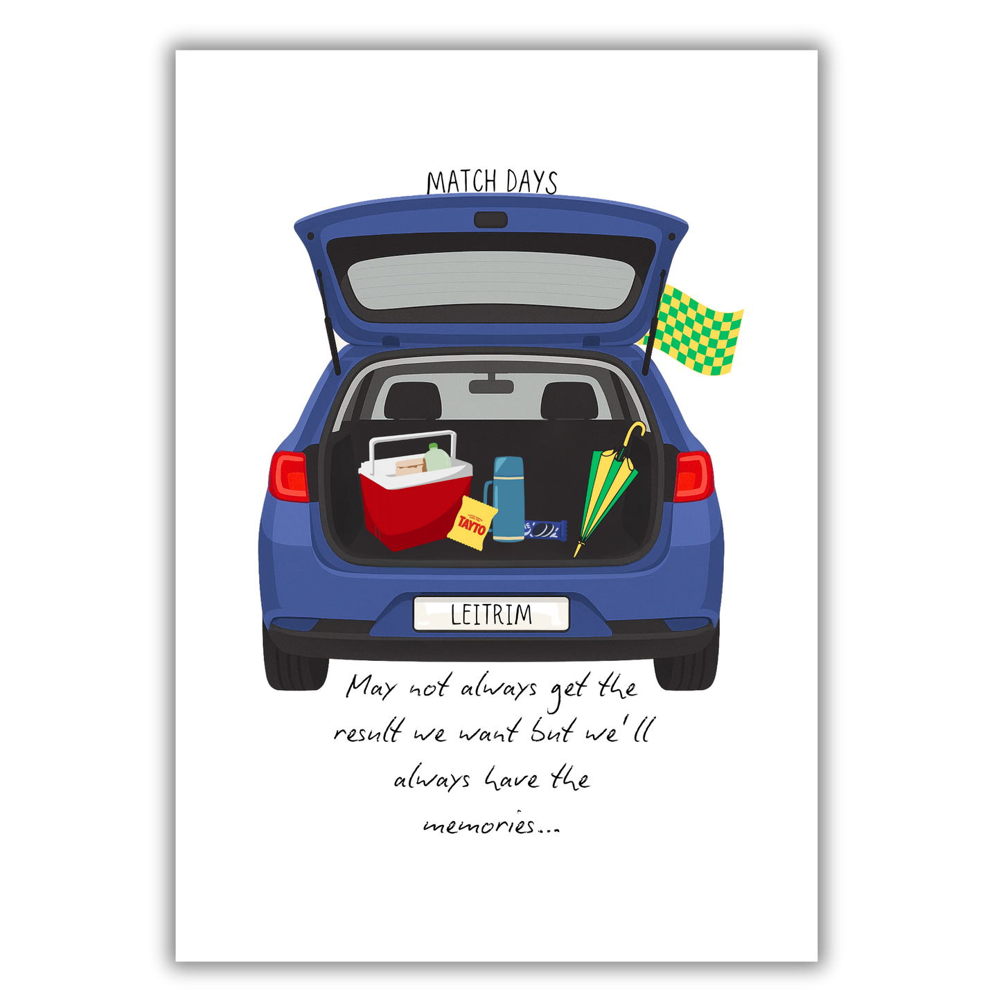 MATCH DAYS -PICNICS PRINT A5