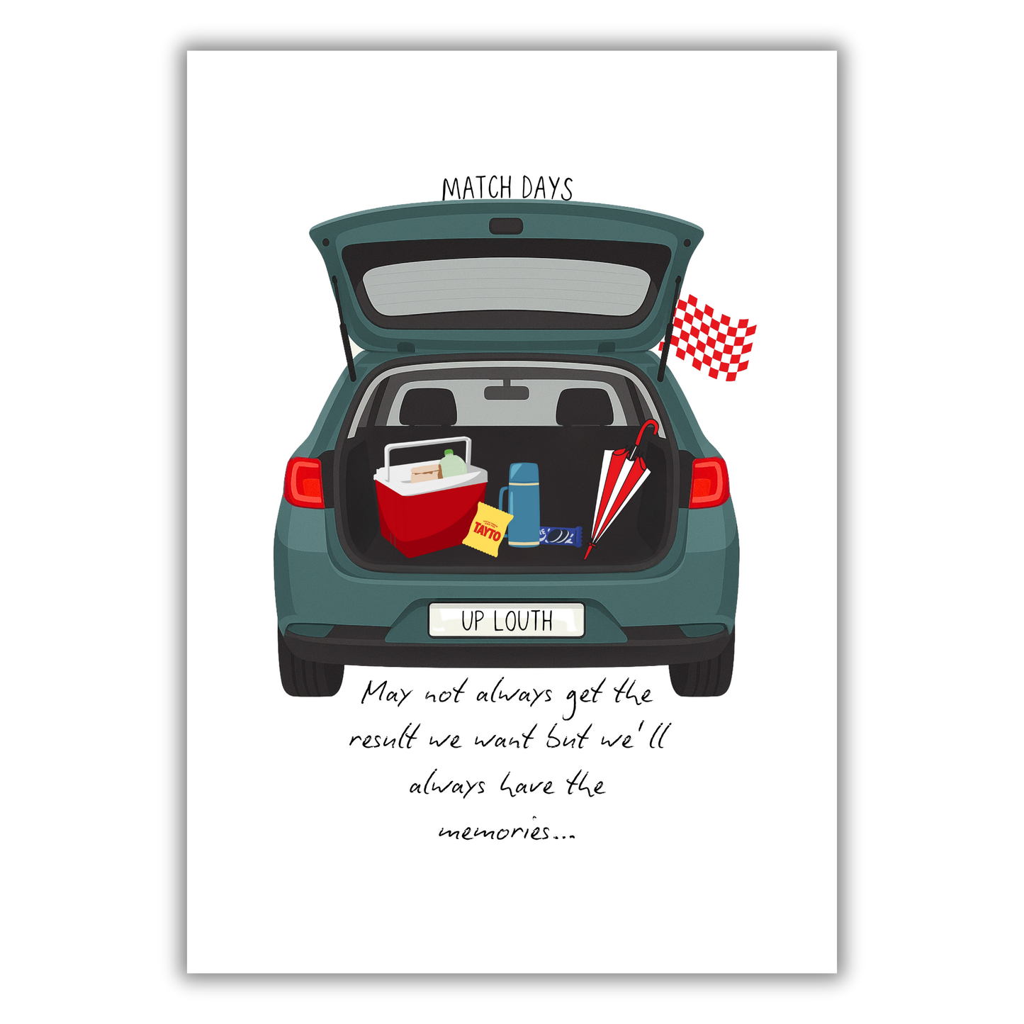 MATCH DAYS -PICNICS PRINT A5