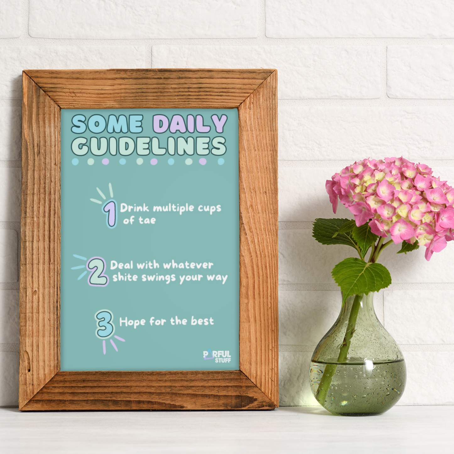 3 DAILY GUIDELINES PRINT