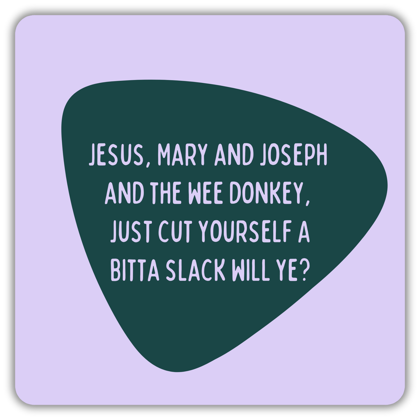 JESUS, MARY AND JOSEPH AND THE WEE DONKEY COASTER