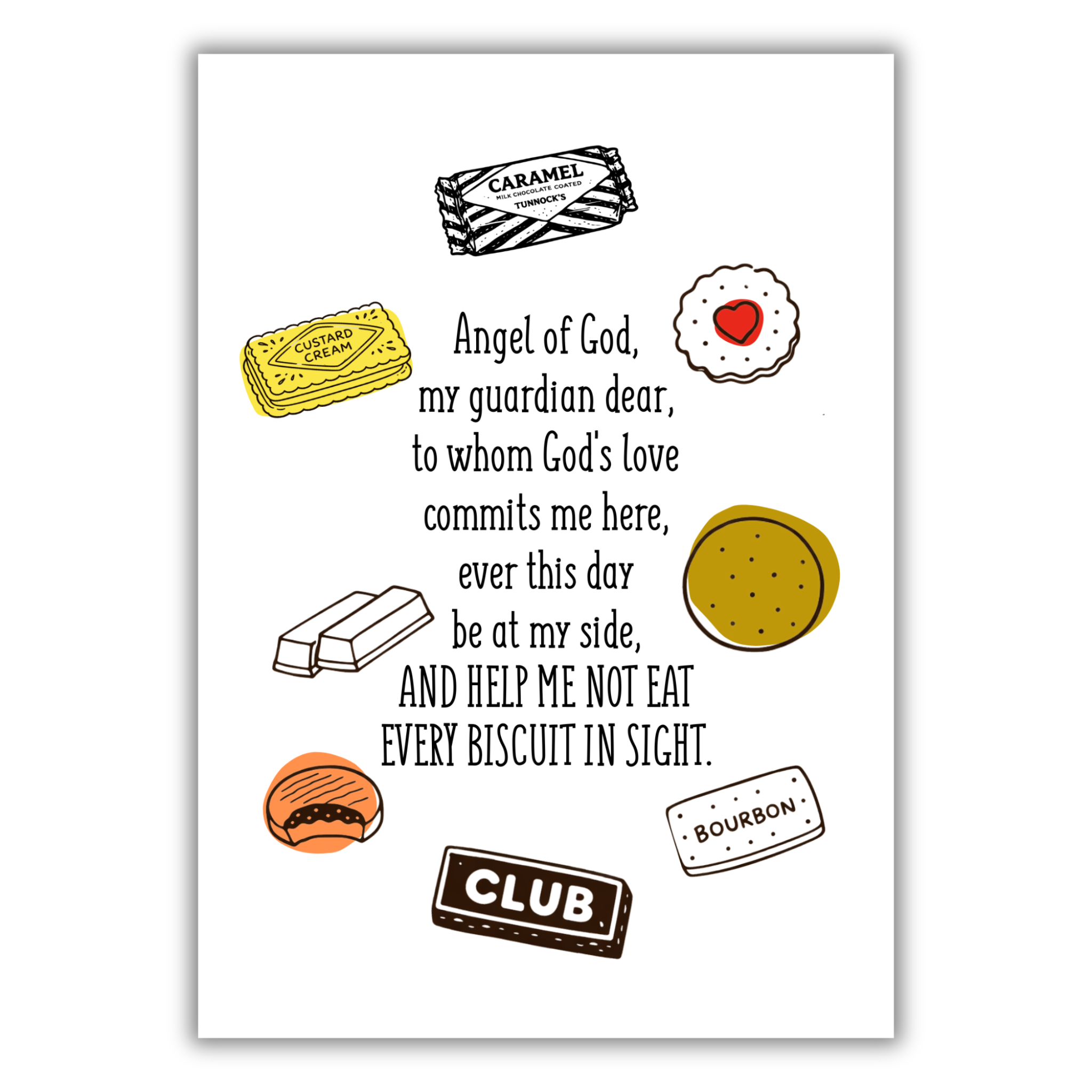 BISCUIT LOVER PRAYER PRINT – Parful Stuff