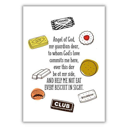 BISCUIT LOVER PRAYER PRINT