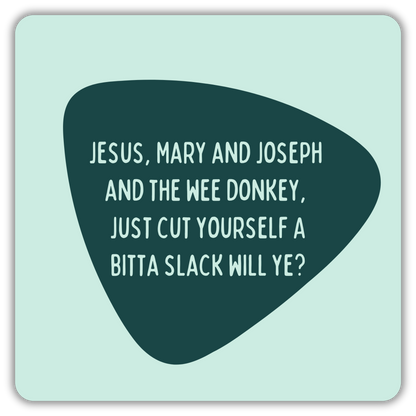 JESUS, MARY AND JOSEPH AND THE WEE DONKEY COASTER