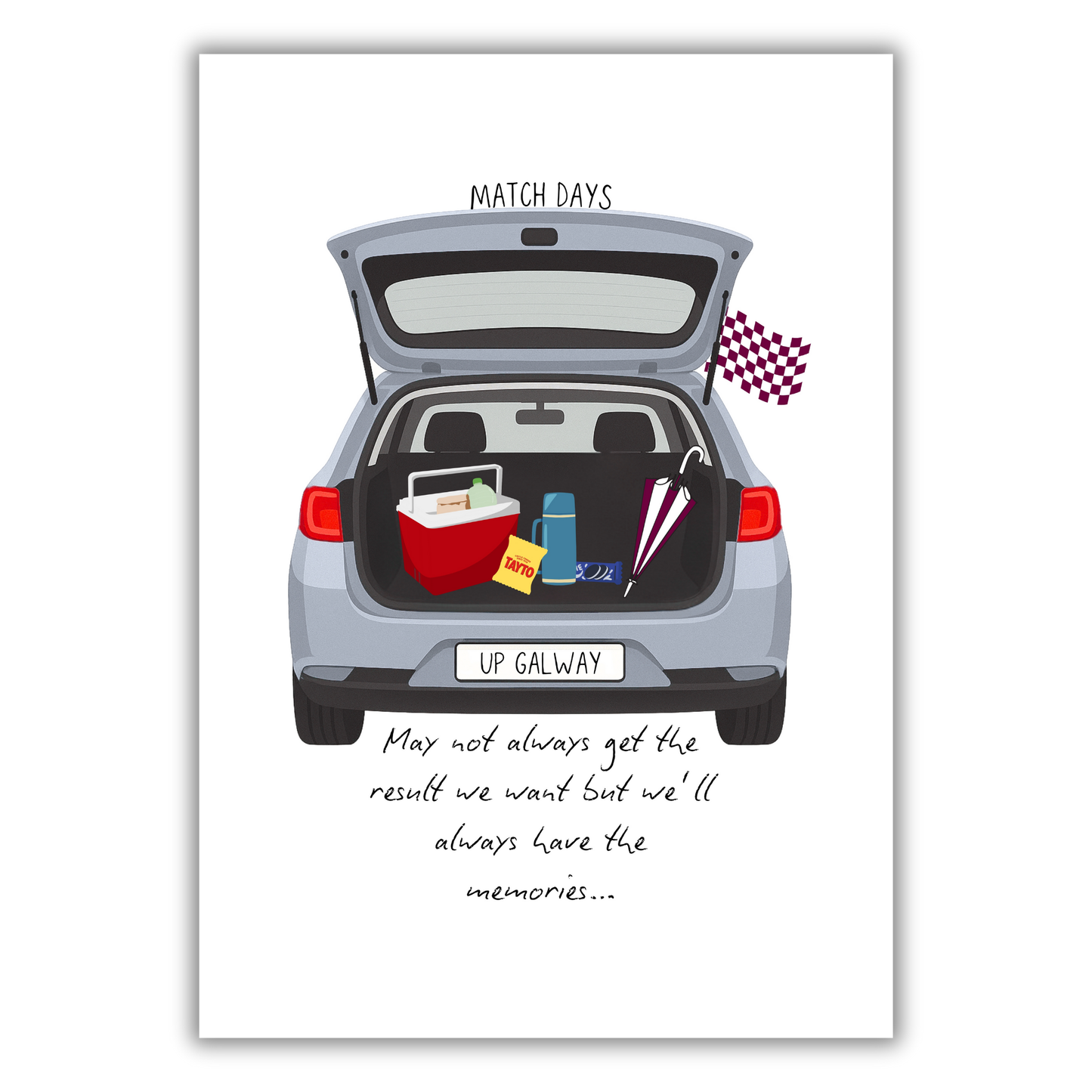 MATCH DAYS -PICNICS PRINT A5