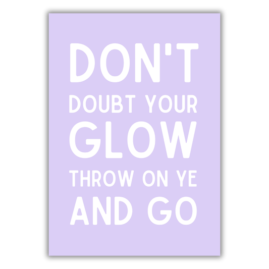 THROW ON YE & GO PRINT