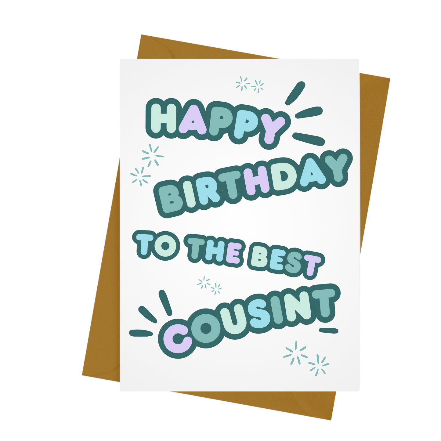 HAPPY BIRTHDAY COUSINT CARD