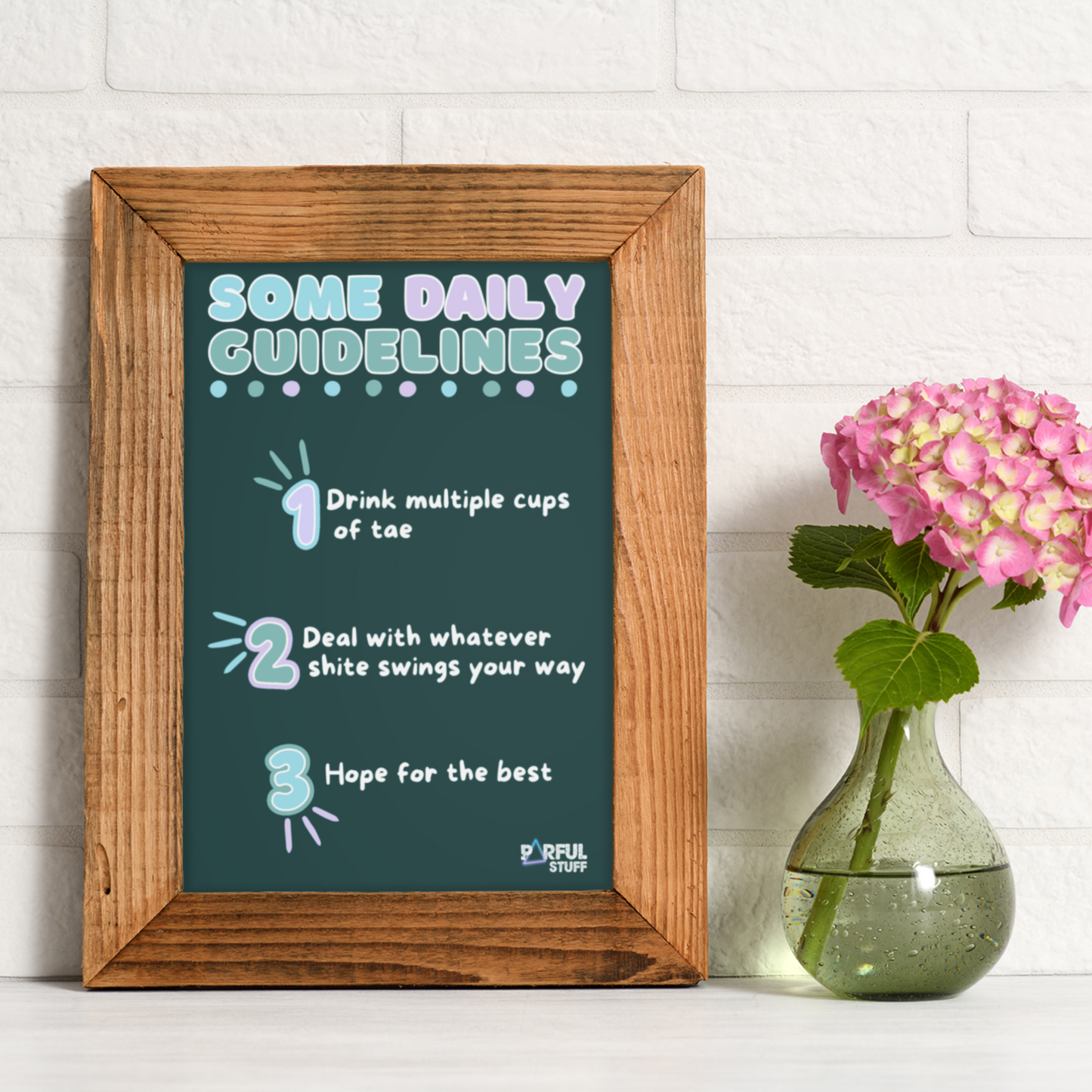 3 DAILY GUIDELINES PRINT